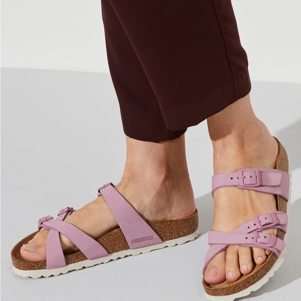 BIRKENSTOCK FRANCA SFB Orchid Nubuck Leather Sandal 1021436